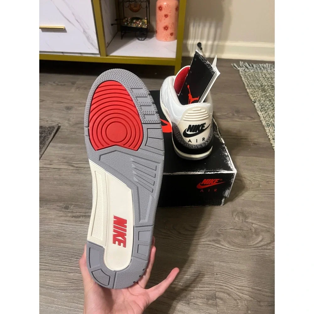 Air Jordan 3 Retro Men's White Cement Reimagined DN3707-100 Size 16